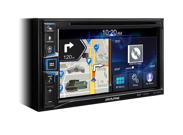 Alpine INE-W611D hovedenhet AVN 4x50W 6,5" skjerm DAB USB AUX