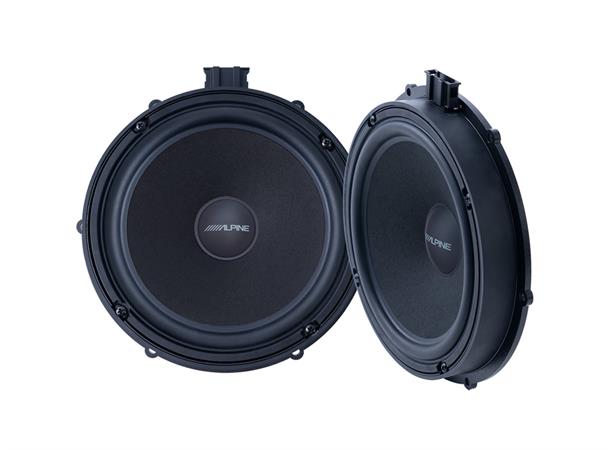 Alpine SPC-108T6 høyttalere 8" VWT6 Spesialtilpasset 8" sett til VW T6