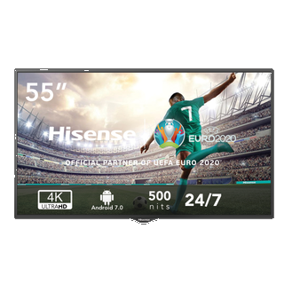 Hisense 55" 24/7 UHD 4K 500 nits Android 7.0 E-LED