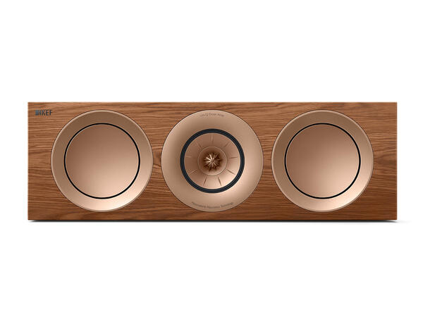 KEF R6 Meta - Valnøtt "Best-i-Klassen" Senterhøyttaler