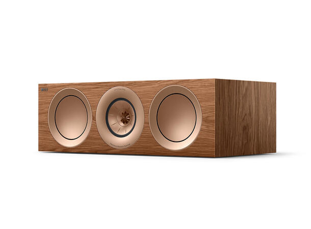 KEF R6 Meta - Valnøtt "Best-i-Klassen" Senterhøyttaler