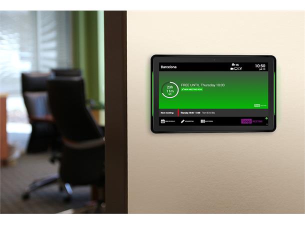LoopMeeting 10" Touchpanel PoE LED Bookingpanel Office365 Exchange Google