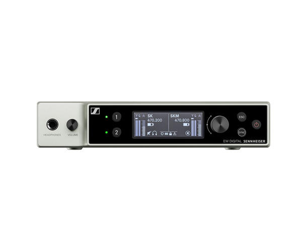 Sennheiser EW-DX EM 2 mottaker 2 kanaler bånd Q1-9 470 - 550 MHz