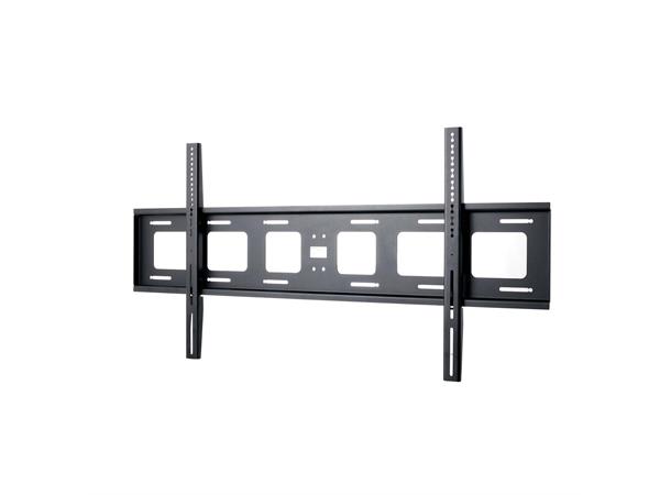 TV veggfeste universalt fast 75-110" Maks VESA 1200x600, 110kg, svart
