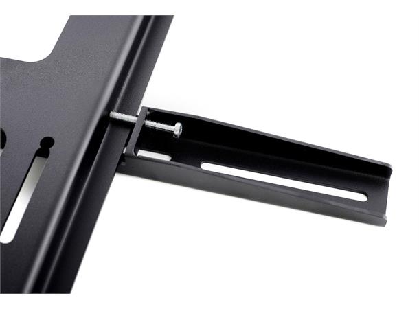 TV veggfeste universalt fast 75-110" Maks VESA 1200x600, 110kg, svart