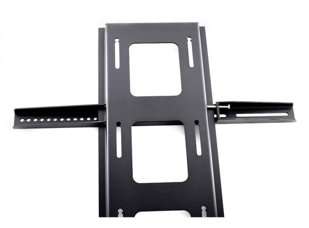 TV veggfeste universalt fast 75-110" Maks VESA 1200x600, 110kg, svart