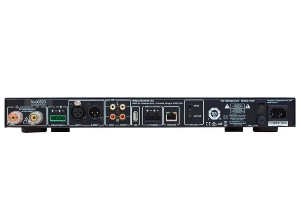 Triad RACKAMP 700 subwoofer forsterker Monoforsterker 700W med delefilter