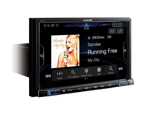 Alpine X803D-U 8" skjerm, Navi DAB+ BT CarPlay, Android Auto, HDMI USB Flac