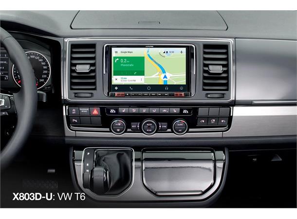 Alpine X803D-U 8" skjerm, Navi DAB+ BT CarPlay, Android Auto, HDMI USB Flac