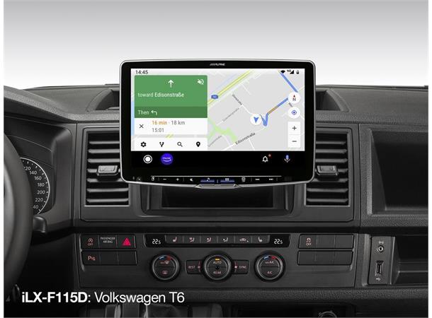 Alpine iLX-F115D HALO11  mediaspiller 11" skjerm DAB CarPlay Android Auto BT