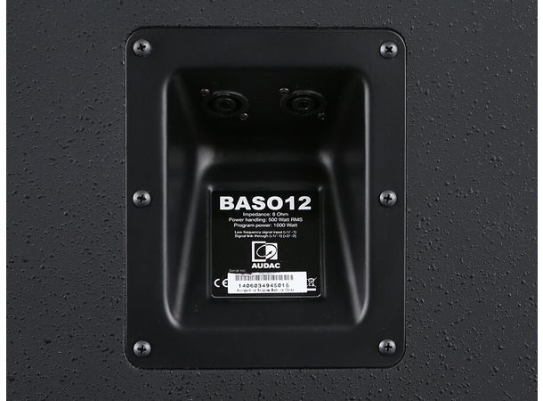 Audac BASO12-W 12" passiv subwoofer Subwoofer 12" 1000W Hvit