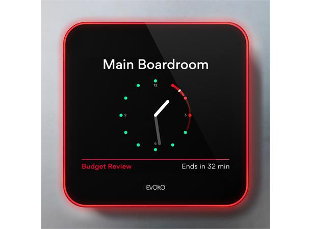 Evoko Liso Room Manager 8" touch Møterom bookingpanel
