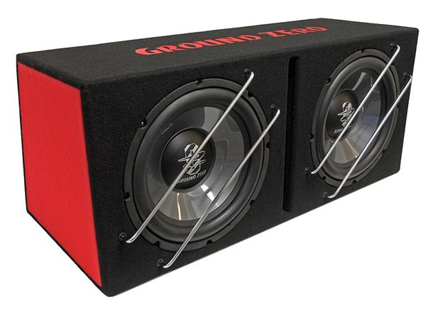 Ground Zero GZIB 2.300BR 700W RMS 2+2 Oh Iridium 2x12" Basskasse