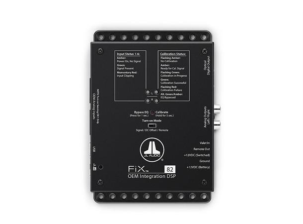 JL Audio FIX 82 OEM integrasjon DSP 8 inn/2 ut + Digital ut