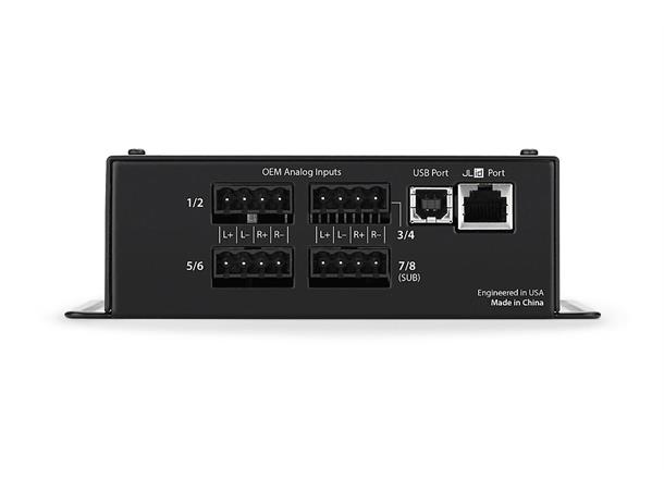 JL Audio FIX 82 OEM integrasjon DSP 8 inn/2 ut + Digital ut