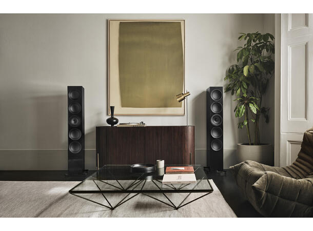 KEF R11 Meta - Sort, pris par 3-veis gulvstående flaggskiphøyttaler