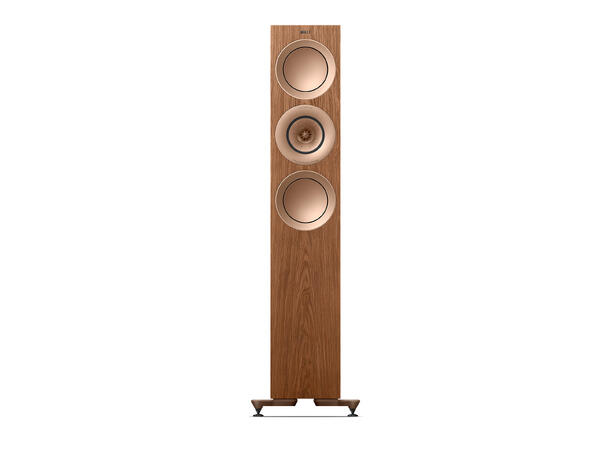 KEF R7 Meta - Valnøtt, pris par 3-veis gulvstående flaggskiphøyttaler