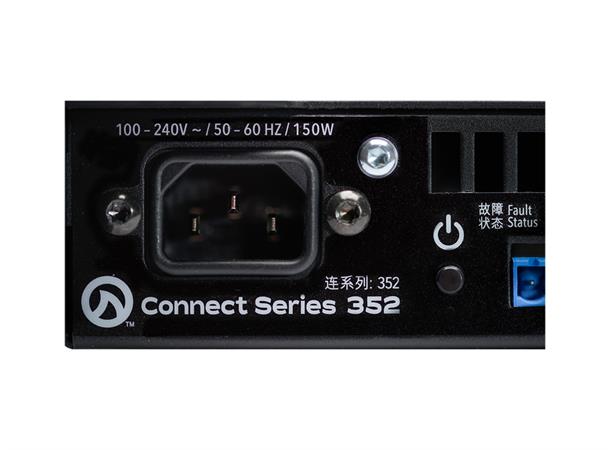 LEA Connect 352 70/100V DSP installasjonsforsterker 2 x 350W, WiFi