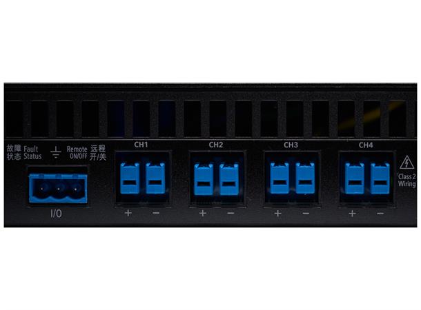 LEA Connect 704 70/100V DSP Installasjonsforsterker 4 x 700W, WiFi