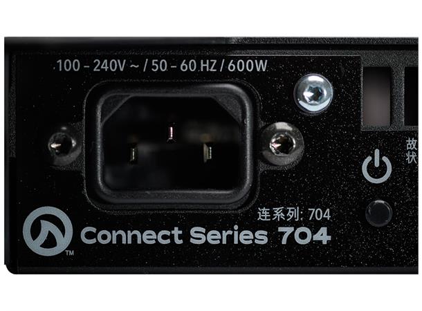 LEA Connect 704 70/100V DSP Installasjonsforsterker 4 x 700W, WiFi