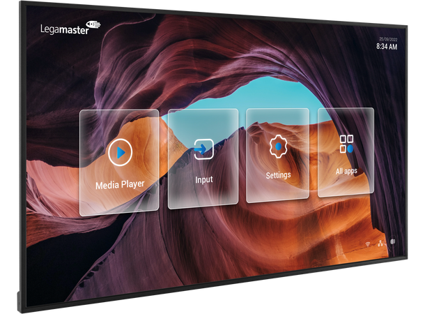 Legamaster 98" DISCOVER 2 professional 500 Nits, 25% Haze 3xHDMI Inn 1xHDMI ut