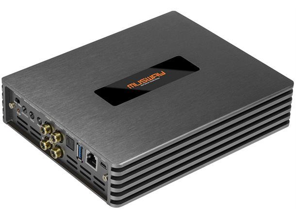 MUSWAY 6-kanals DSP forsterker 630W RMS