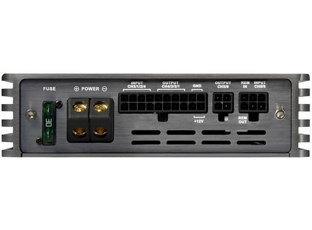 MUSWAY 6-kanals DSP forsterker 630W RMS