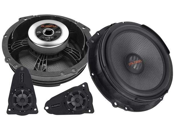 Musway 8" komponentsett VW 8" komponentsett for VW T5/T6