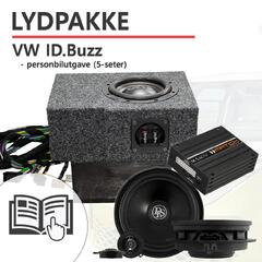 PnP Lydoppgradering VW ID.Buzz nivå 2 Forsterker frontsett og subwoofer