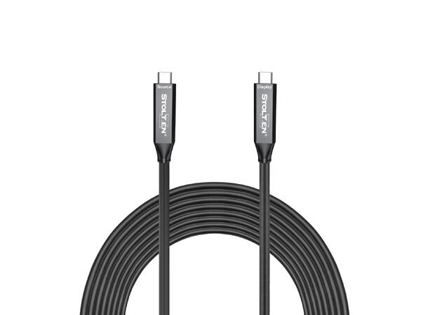 Stoltzen AOC FLEX USB-C Hybrid C-C 7,5 m USB 5Gbps | DP1.4 (2lane) | 60W