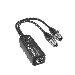 Turtle AV Dante Dual XLR Input Adapter 2 x XLR Hun - Dante Input