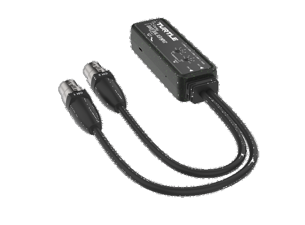 Turtle AV Dante Dual XLR Input Adapter 2 x XLR Hun - Dante Input
