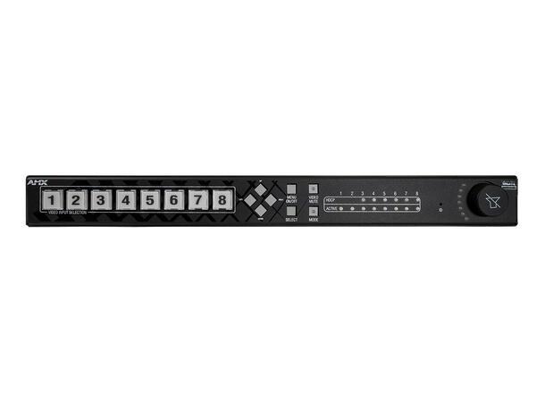 AMX NCITE 813 presentations switcher 8x1:3 4K60 4:4:4 Digital Video switcher