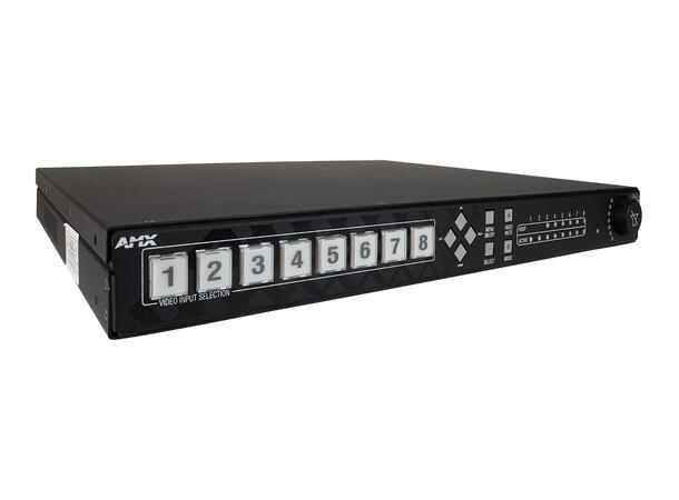 AMX NCITE 813 presentations switcher 8x1:3 4K60 4:4:4 Digital Video switcher
