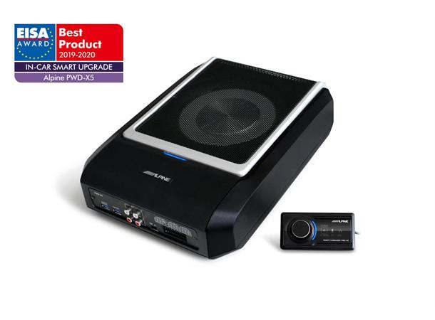 Alpine PWD-X5 system subwoofer 4.1DSP BT 4x50W + 240W m/fjernkontroll