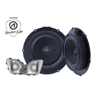 Alpine SPC-106T6 høyttalere 6.5" VWT6 Spesialtilpasset 16,5cm sett til VW T6