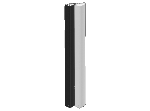 Audac KYRA12/OB søylehøyttaler sort 1m Søylehøyttaler IP55 120W 100V - 12 Ohm