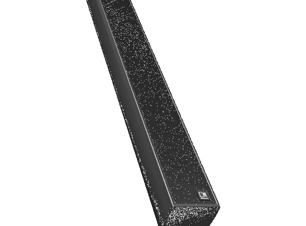 Audac KYRA12/OB søylehøyttaler sort 1m Søylehøyttaler IP55 120W 100V - 12 Ohm