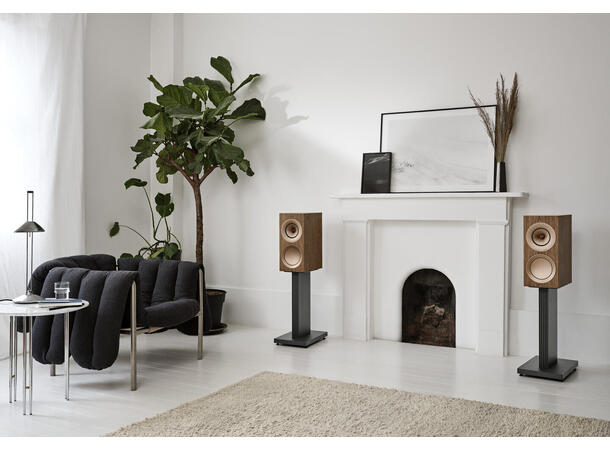 KEF R3 Meta - Valnøtt "Best-i-klassen" stativhøyttaler