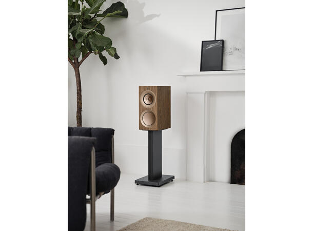 KEF R3 Meta - Valnøtt "Best-i-klassen" stativhøyttaler