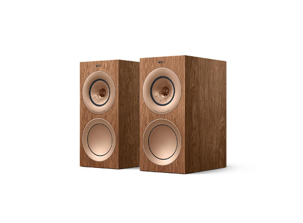 KEF R3 Meta - Valnøtt "Best-i-klassen" stativhøyttaler