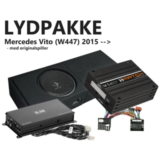 PnP Lydoppgradering Mercedes Vito Stage2 Passer Vito 2015 - 2024 med org. spiller