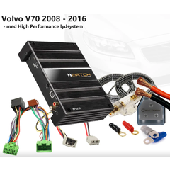 PnP Lydoppgradering Volvo V70 2008-2016 Forsterkeroppgradering  med org. spiller