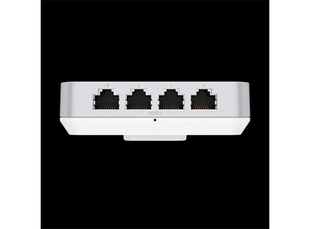 Ubiquiti UniF Wifi 6 In-wall AP switch 1xRJ45 PoE in 4xRJ45 ut (1 PoE ut)
