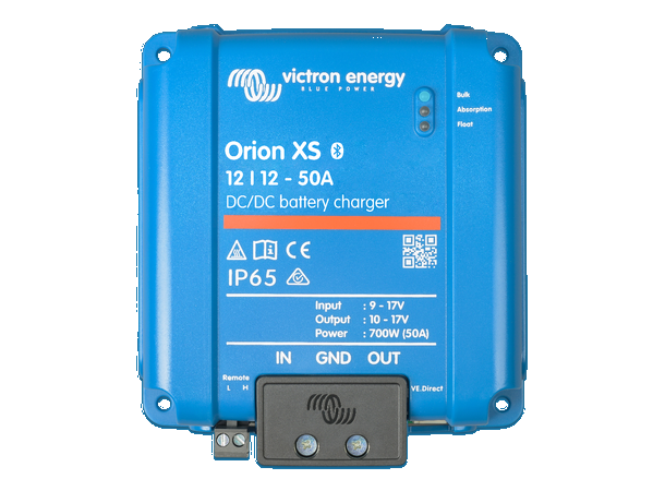 Victron Orion XS 12/12-50A DC-DC Avansert lader - dobble batterisystemer