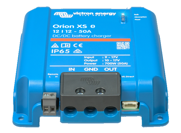 Victron Orion XS 12/12-50A DC-DC Avansert lader - dobble batterisystemer