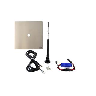 ACX DAB/FM antenne kit for takmontering Caravan Traktor tak av fiber og plast