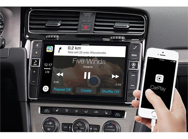 Alpine X902D-G7 - hovedenhet VW Golf 7 Premium Navigasjo og Multimedia