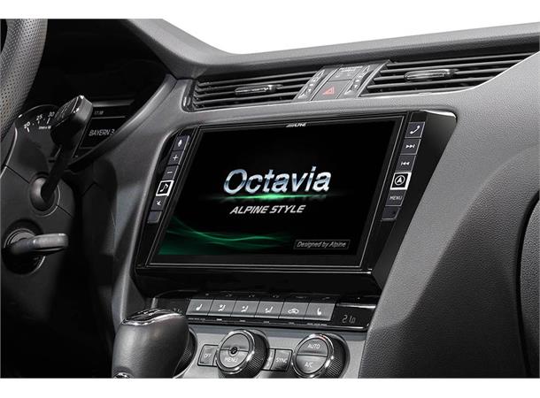 Alpine i902D-OC3 - Multimediaenhet Skoda Octavia 3 9"skjerm, CarPlay/Android Auto