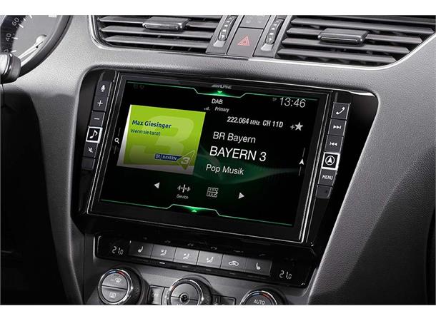 Alpine i902D-OC3 - Multimediaenhet Skoda Octavia 3 9"skjerm, CarPlay/Android Auto